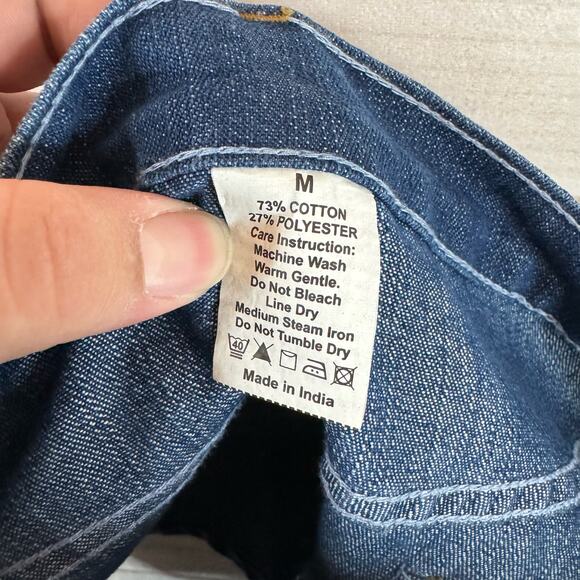 Dark Wash Mini Denim Skirt Size Medium - Picture 3 of 4